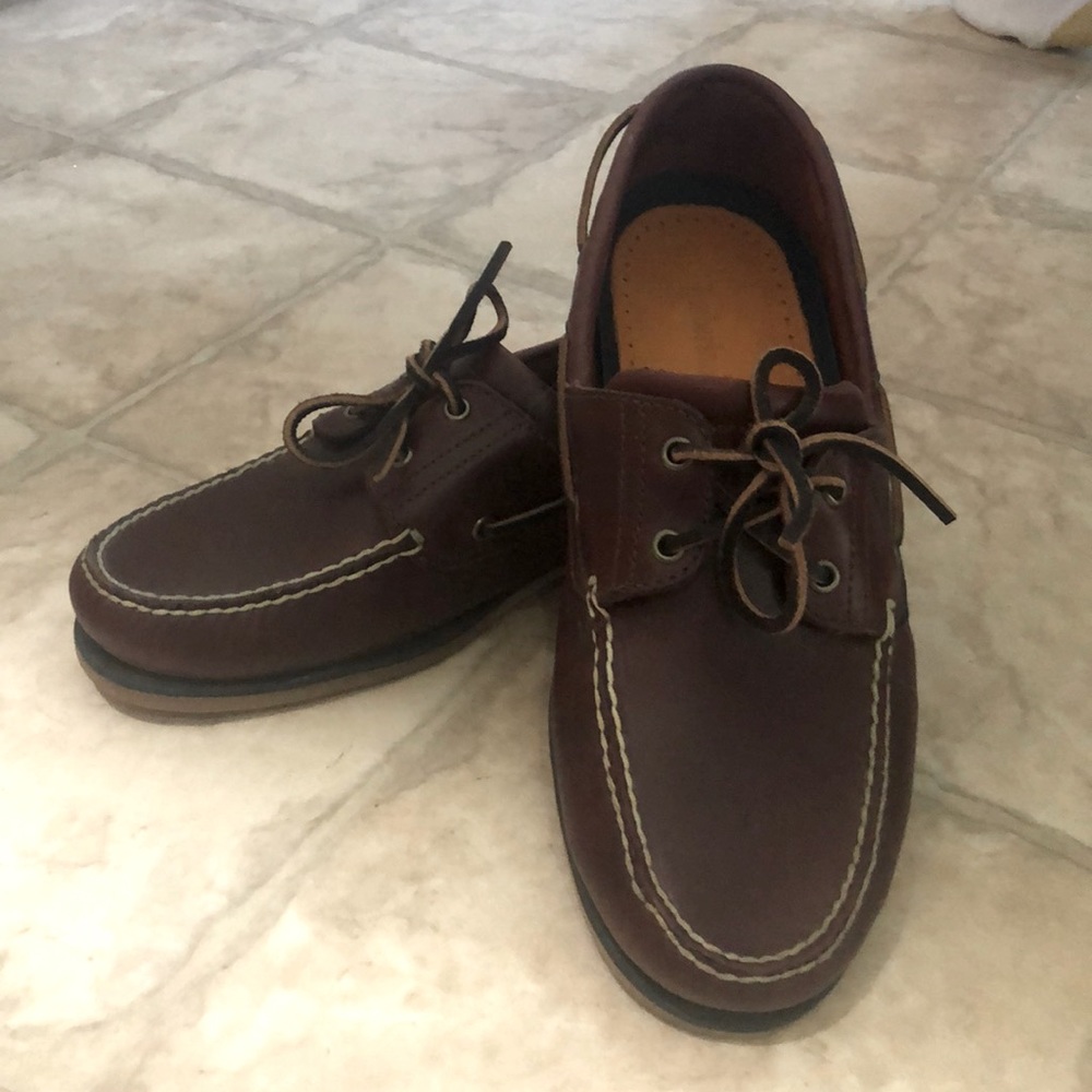 Timberland Classic boat shoes.